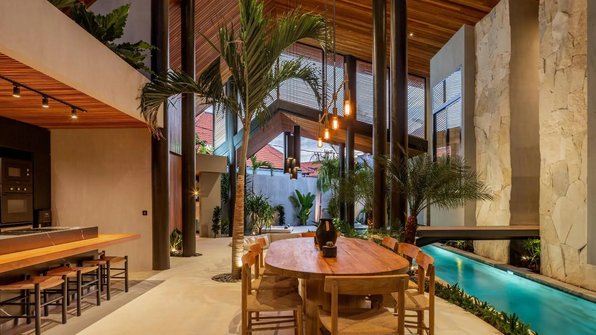 House Of Winds Complex - Luxury 6Br Tropical Oasis 2X3Br Villas In Canggu Kerobokan